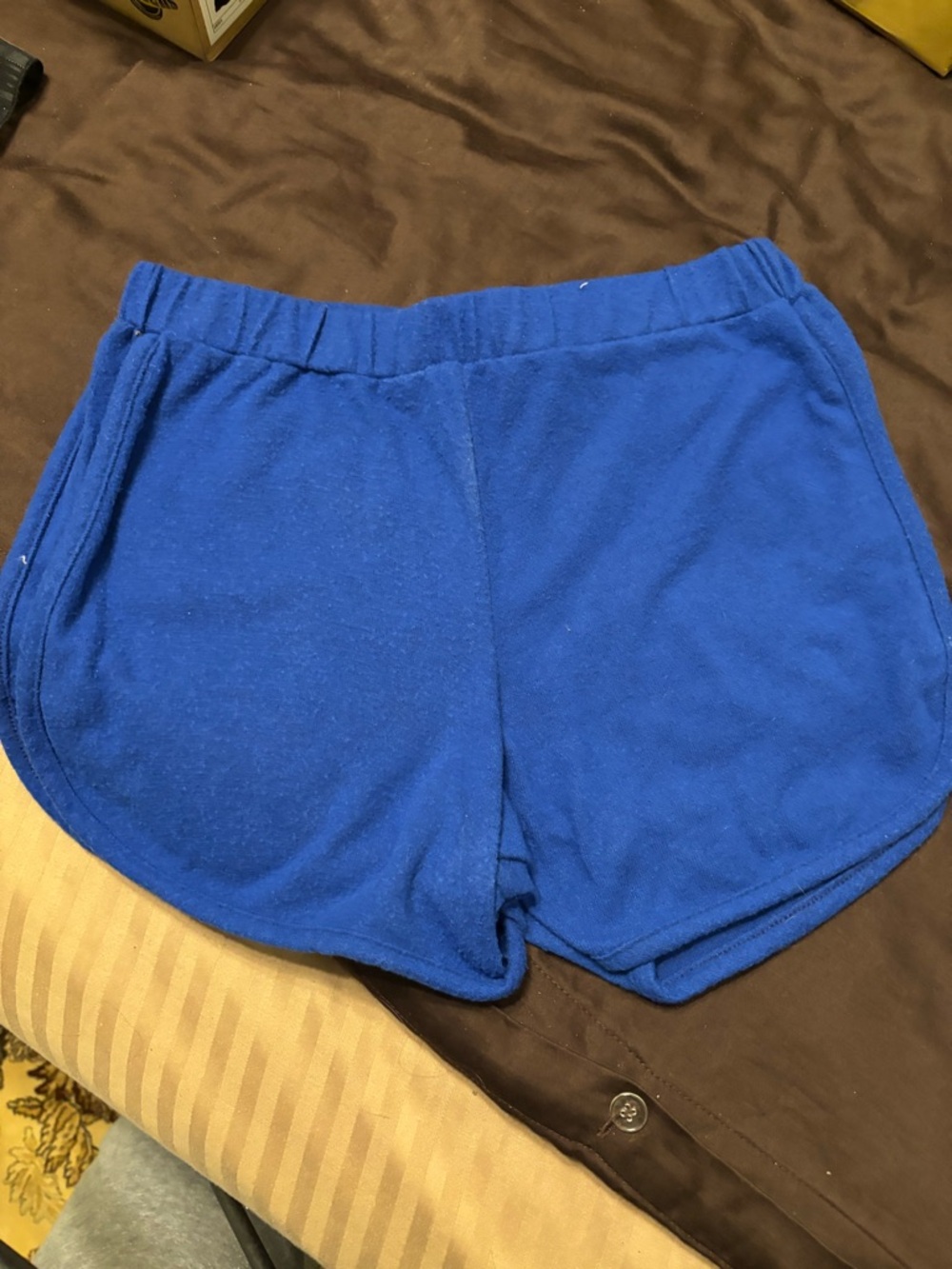 Boutique blue athletic shorts